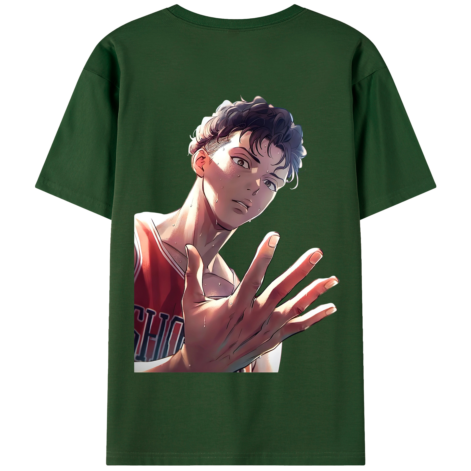 SLAM DUNK／スラムダンク 綿100％半袖Tシャツ（背面プリント）